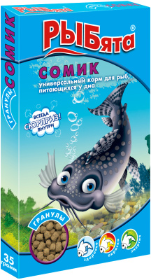 Зоомир 0,035кг Рыбята Сомик гранулы корм для рыб питающихся у дна (сюрприз) (554)