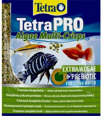Tetra Pro Algae Multi Crisp 0,012л корм чипсы со спирулиной для рыб (пакет) 149397