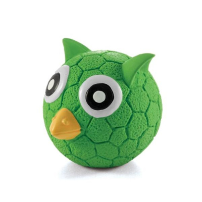 Игрушка (Triol) Совенок-мяч из латекса для собак, 90мм.