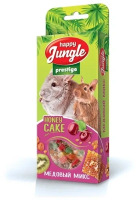 Happy Jungle PRESTIGE 0,085кг корзинки для грызунов медовый микс 3шт (J503)