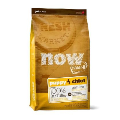 Now fresh 2.72 индейка+утка с овощами беззерновой сухой д/щенков (3346)