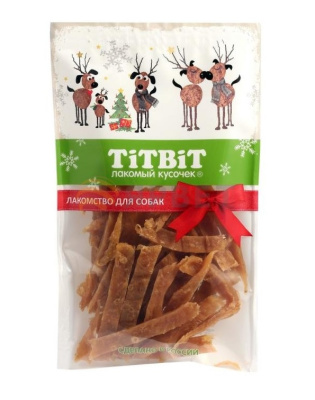 TiTBiT 0,06кг нарезка куриная для собак (Новогодняя коллекция)