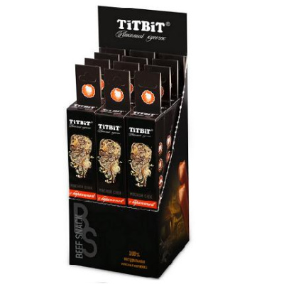 ТитБит снек мясной Beef snack с бараниной д/средних собак, 40г