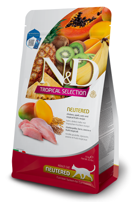 Farmina (Фармина) N&D Tropical Selection Cat 1,5кг курица для стерилизованных и кастрированных кошек (042200)