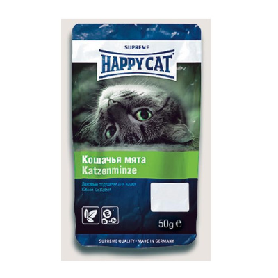 Хеппи Кет подушечки кошачья мята д/кошек, 50г