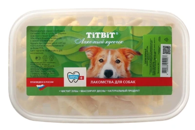 TiTBiT 0,4кг (3,3л) лапки куриные - банка пластмассовая