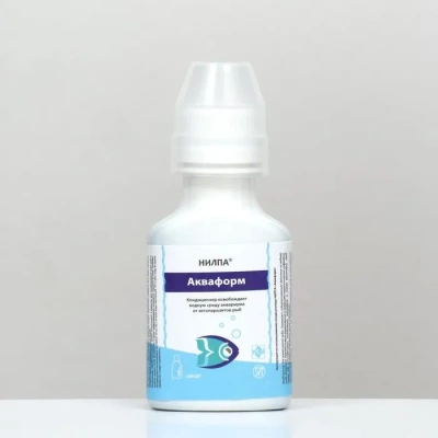 Кондиционер (Нилпа) Акваформ 100мл освобождает водную среду от экзопаразитов