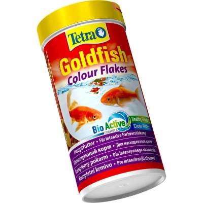 Tetra Goldfish Colour Flakes 0,25л/0,052кг корм хлопья для окраса золотых рыбок 183780
