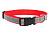 Ошейник (Аркон) DOG&VOGUE со светоотражающей полосой шир. 25мм, красный