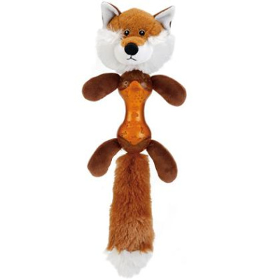 Игрушка Бизтис (Beeztees) 619773 Лиса плюшевая TPR 43см
