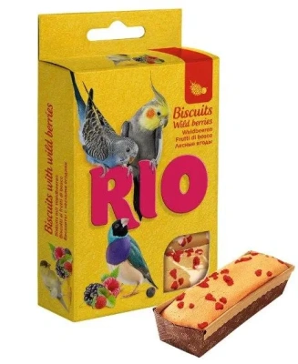 Рио (Rio) 0,035кг бисквиты для птиц с лесными ягодами (5шт) 