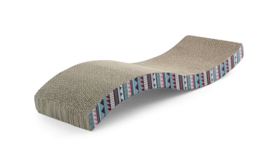 Когтеточка (Triol) Лежак из гофрокартона Волна, 530*205*85мм