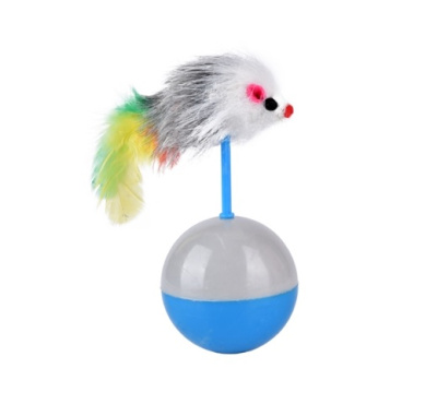Игрушка (Чудодом) неваляшка Мышка для кошек h=12см d=5.5см  Игрушка (Чудодом) неваляшка Мышка для кошек h=12см d=5.5см