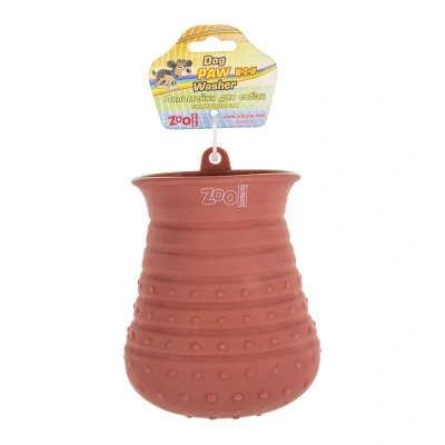Лапомойка (ZooOne) силиконовая малая для собак красная