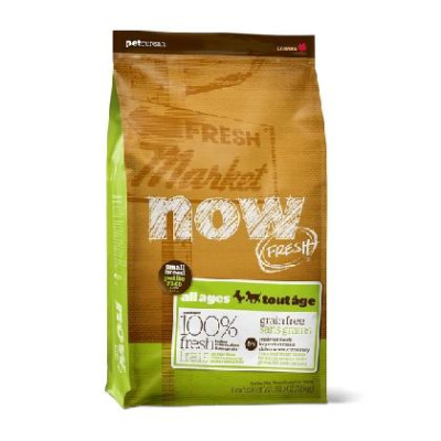 Now fresh 5.45 индейка+утка с овощами (д/мелких пород) беззерновой сухой д/собак (3452)