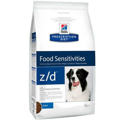 Hill's Dog 3кг z/d Ultra лечение аллергии сухой для собак (8887)