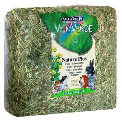 Сено (Vitakraft) Vita Verde 0.5кг луговое с цветами одуванчика