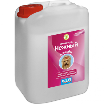 Зоошампунь Нежный для собак, 5л