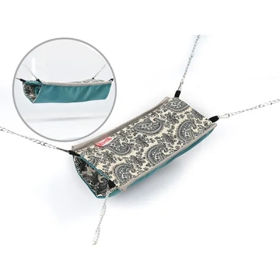 Гамак (Mr. Alex) Туннель L (21*35) хлопок, полиэстер, для мелких животных подвесной (карабин, цепочка)