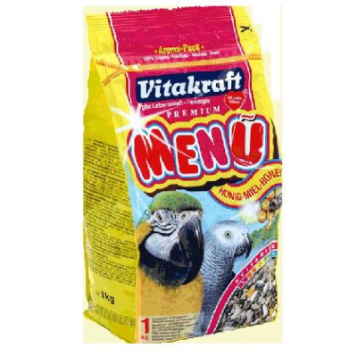 Витакрафт Menu 1кг основной д/крупных попугаев (106018)