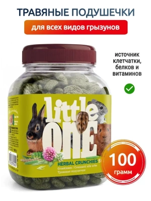 Литл Ван (Little One) 0,1кг Лакомство Травяные подушечки для грызунов Литл Ван (Little One) 0,1кг Лакомство Травяные подушечки для грызунов