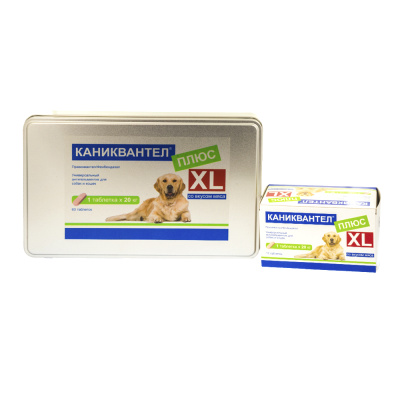 Каниквантел плюс ХL: антигельминтик, 60таб (ЛИЦЕНЗИЯ)
