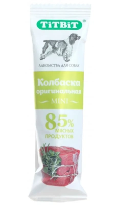 TiTBiT 0,02кг колбаска mini оригинальная для собак