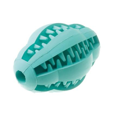 Игрушка V.I.Pet резиновая Регби с запахом мяты, 8 см