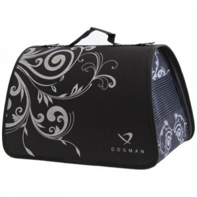 Сумка-переноска Догман Лира №3 "Dogman" черный (43*27*27см)
