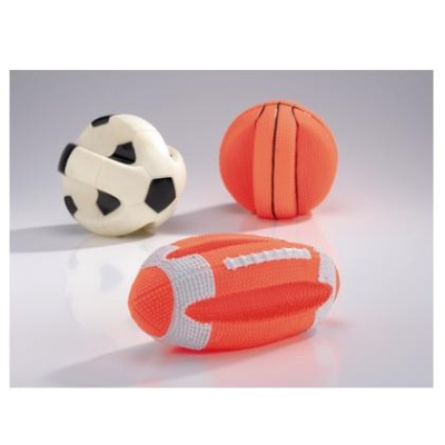 Игрушка Бизтис (Beeztees) 620038 Мяч спортивный, винил, в ассорт. 16см