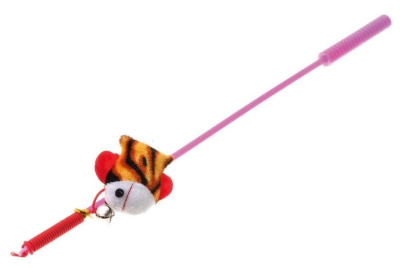 Дразнилка-удочка (V.I.Pet) с игрушкой рыбка ST-104 /12/
