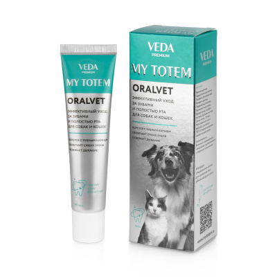 VEDA My Totem Oralvet гель для зубов и полости рта собак и кошек, 40 мл