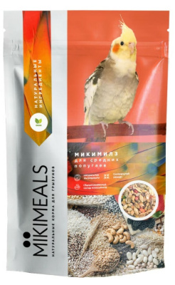 Mikimeals 0,4кг корм для средних попугаев (477238) Mikimeals 0,4кг корм для средних попугаев (477238)