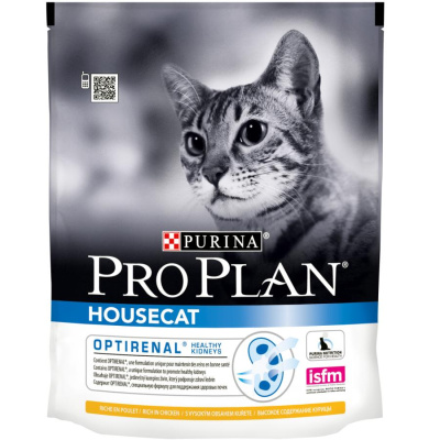Проплан Housecat 400г курица+рис (живущ. в помещении) сухой д/кошек (955409)