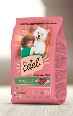 Edel Dog Medium & Maxi Lamb 20кг говядина сухой для собак средних и крупных пород (406098) (Только дл заводчиков) Edel Dog Medium & Maxi Lamb 20кг говядина сухой для собак средних и крупных пород (406098) (Только дл заводчиков)