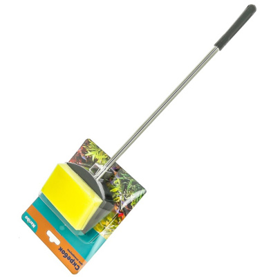 Скребок (Naribo) 3 в 1, 55см (комплект состоит из металлической ручки и губки-насадки)