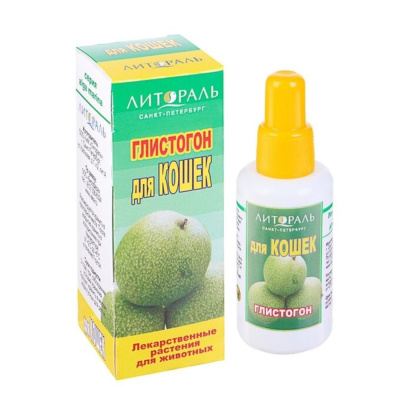 Лечебные травы Глистогон настой для кошек, 50мл