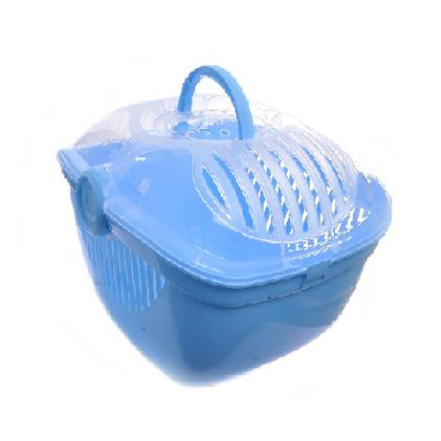 Переноска Модерна Top Runner (48*36*32) голубая / светло-серый