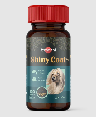 Tamachi Блестящая шерсть витаминно-минеральный комплекс 100таб для средних и крупных собак (793304)