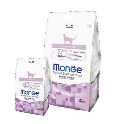 Монж (Monge) Cat Sterilized 1,5кг (д/стерилиз.) сухой д/кошек (011938)