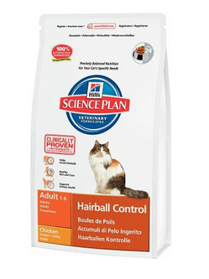Hill's Cat  hairball control  1.5 (вывед.шерсти) сухой д/кошек (7608)