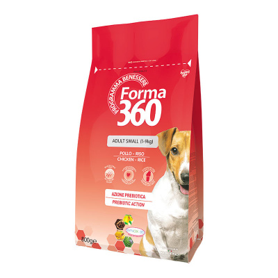 Пет 360 (Pet 360) 360 Forma 800г курица+рис (д/мелких пород) сухой д/собак (126857)
