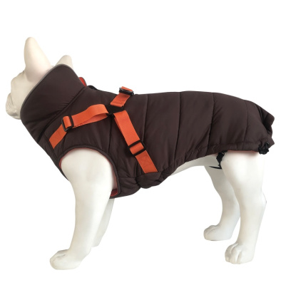 Попона (Triol) Outdoor утепленная со шлейкой Active L, коричневая, размер 35см