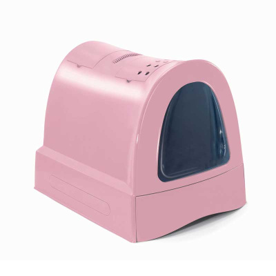 Туалет (Imac) ZUMA закрытый пепельно-розовый (40*56*42,5) д/кошек