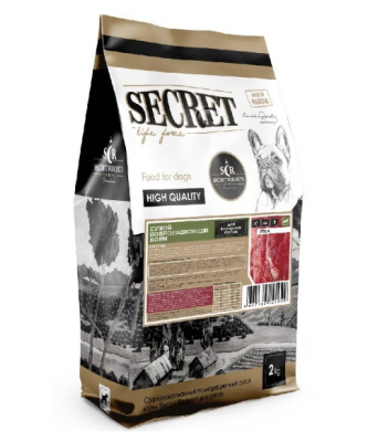 Секрет Secret Life Force  2кг сухой утка д/собак всех пород (24949)