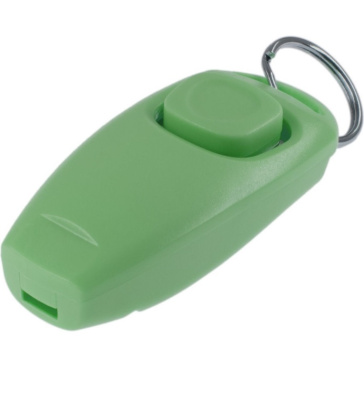 Кликер-свисток (ZooOne) с кольцом (зелёный)