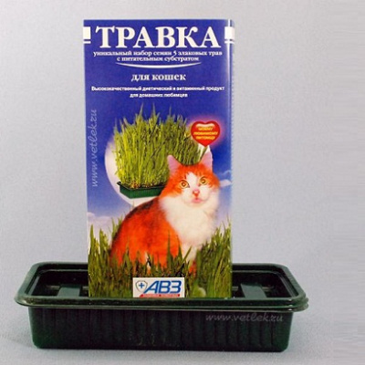 Травка (АВЗ) 170гр для кошек (лоток)