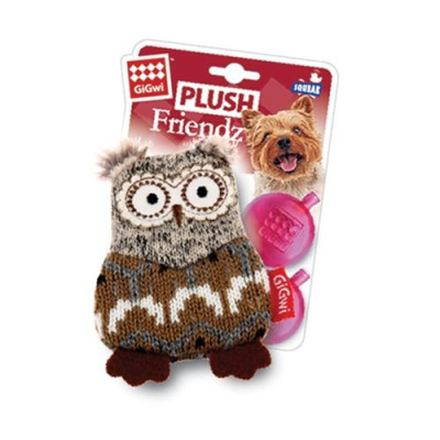 Игрушка Гигви 75387 Сова с пищалками д/собак