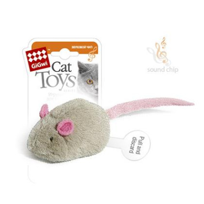 Игрушка (GiGwi) 75040 Мышка с электронным чипом  для кошек
