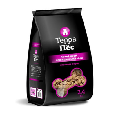Терра Пес 2,4кг сухой корм для собак крупных пород (772475)